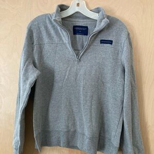Aeropostale Quarter Zip-Up Gray Fleece-Lined Jacket Women’s Size Large